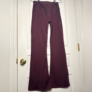 Victoria’s Secret (PINK) Burgundy Yoga Pants